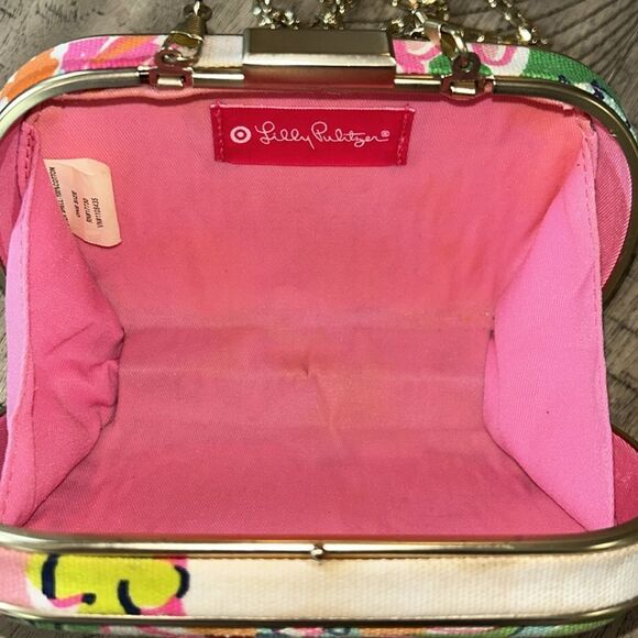 Rare Lily Pulitzer for Target 🎯 🌺 Resort Hard Shell 🐚 Crossbody Clutch Purse - Picture 9 of 17